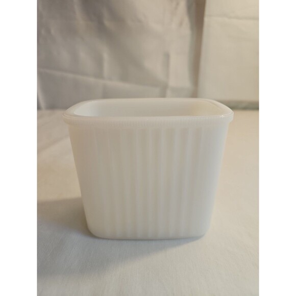 Atlas Other - Vintage Replacement Hazel Atlas Milk Glass Refrigerator Dish